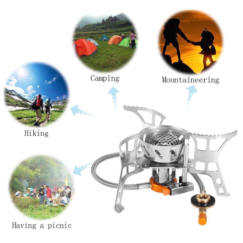 Zusammenklappbarer Gasherd-Windschutz - Tragbarer Windschutz Für Campingkocher (Grün)