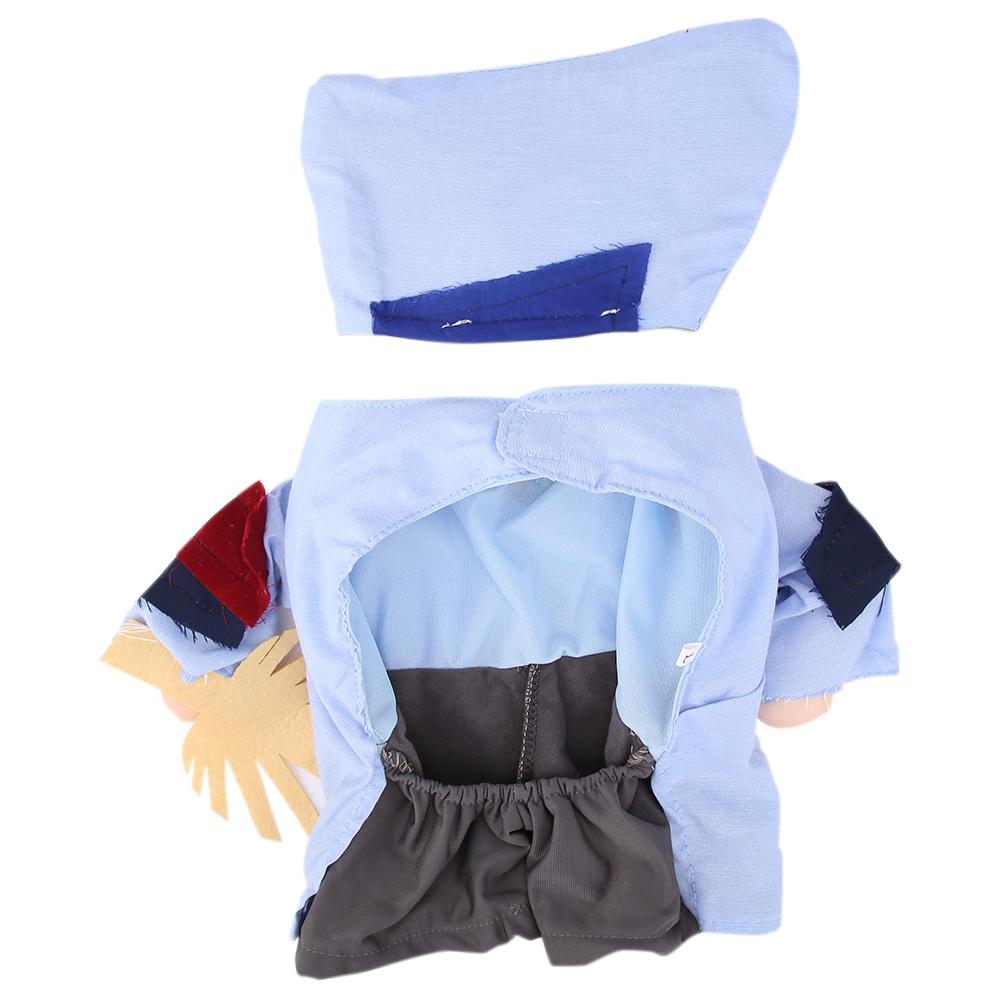 1 Set Pet Dog Costumes Cat Dog Cosplay Suit Halloween Christmas Uniform Clothing Puppy Hat and Necklace Outfit Party Dressing Up: Middle Size