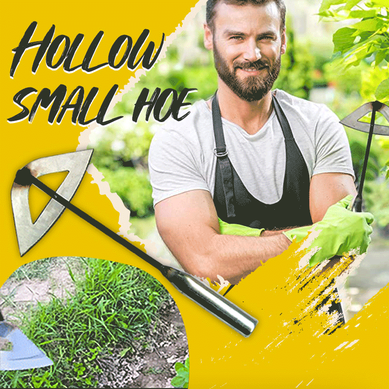 All-steel Hardened Hollow Hoe Hand-held Weeding Rake Farming Shovel Tools Planting Vegetable Farm Garden Agriculture Tools