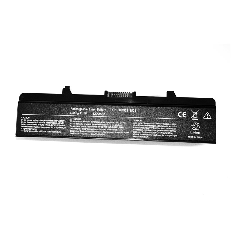 6600mAh 6CELL Laptop battery For DELL Inspiron 1525 1526 1545 1546 Vostro 500 CR693 GW240 GW241 GW252 HP277 HP297 PP29L M873