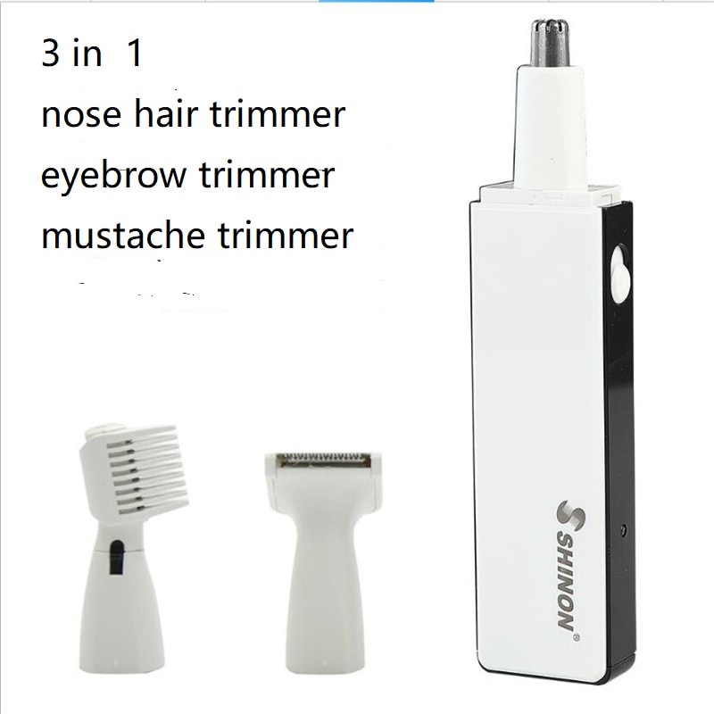 Elektrisk næse hårklipper til kvinder øjenbrynstrimmer bodyshaver barberkniv klipningsmaskine cutter plejesæt dame øjenlinje saks