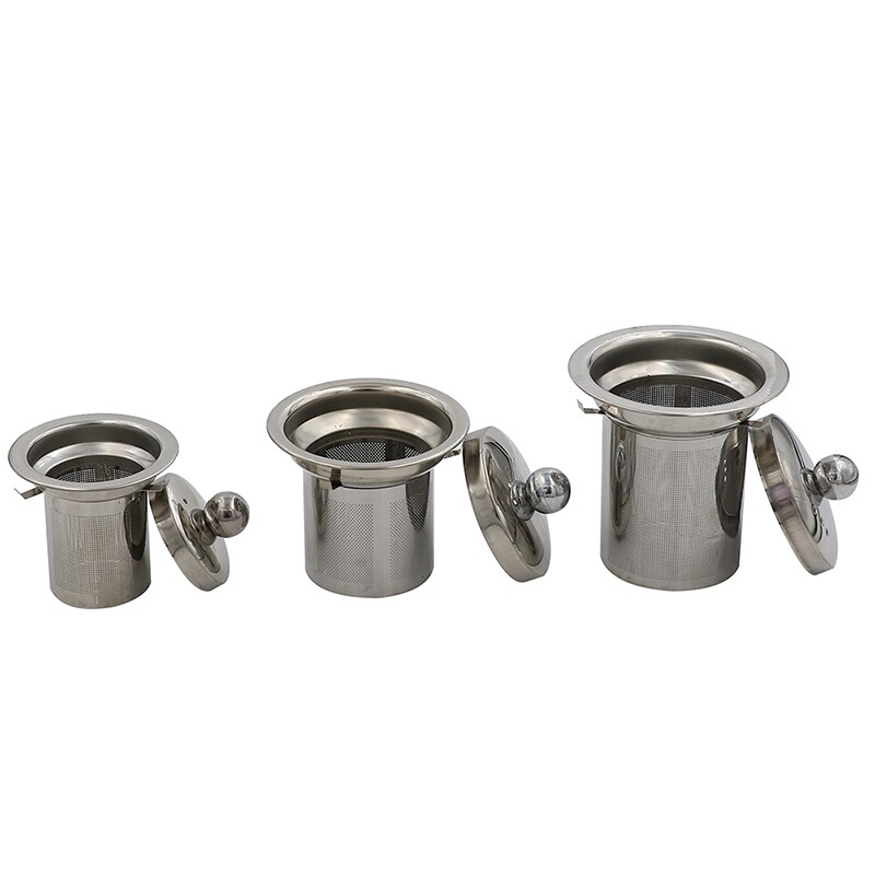 Infuseur à thé réutilisable en acier inoxydable, passoire à thé, théière en vrac, feuille de thé, filtre à épices, accessoires de cuisine, poignée