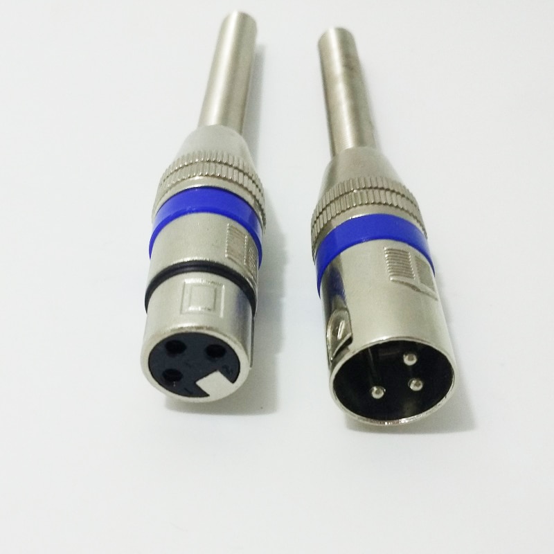 Right Angle 90 Degree Alloy Metal 3 Pin XLR Male Female plug Microphone Solder Audio Converter Plug for Microphone Plug