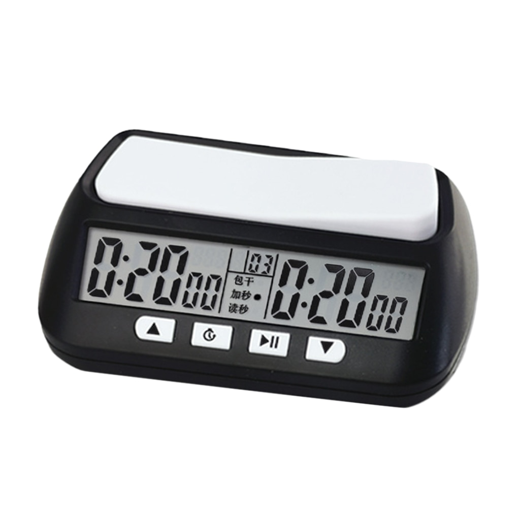 Accurate YS-902 Chess Game Clock Count Up Down Timer Chess Game Player Black