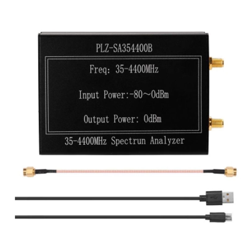 Analyseur de spectre Portable 35-4400MHz, usb 2.0, usb 3.0, analyseur de réseau Scalar avec Source de suivi TG