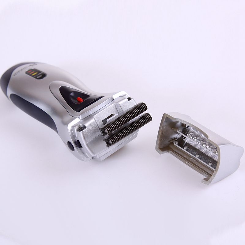 CALDO! Surker Rscw-8002 Rasoio Elettrico Rasoi Da Barba Ricaricabile Alternativi 2 Teste Barba Capelli rifinitore Elettrico di Riparazione clip