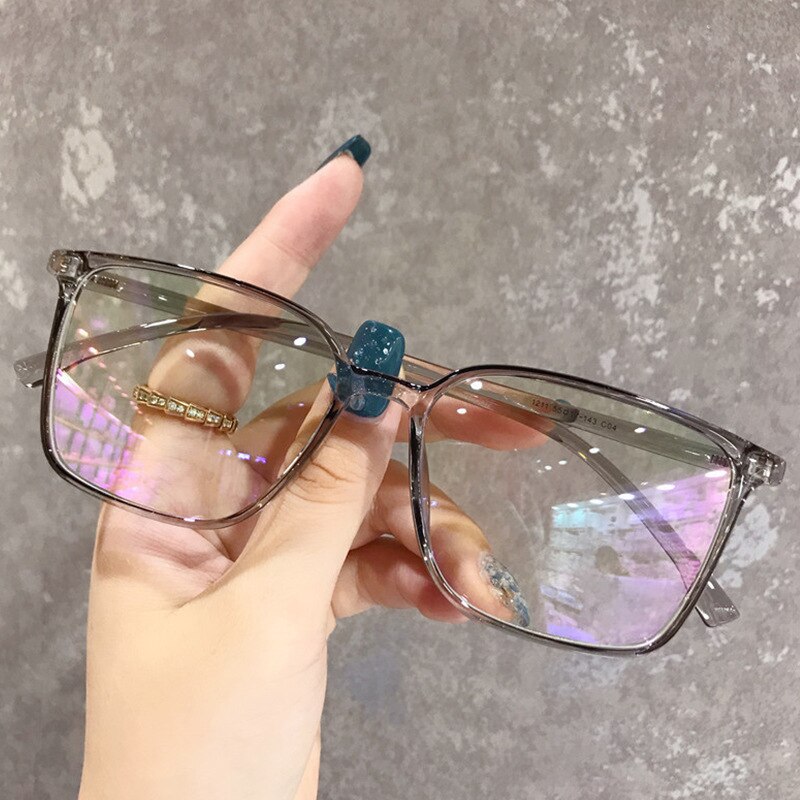 glasses frame Woman/Men Glasses Optical PC Frames Rectangle Glasses Frame Clear lens Eyeware Black Blue Eye Glass