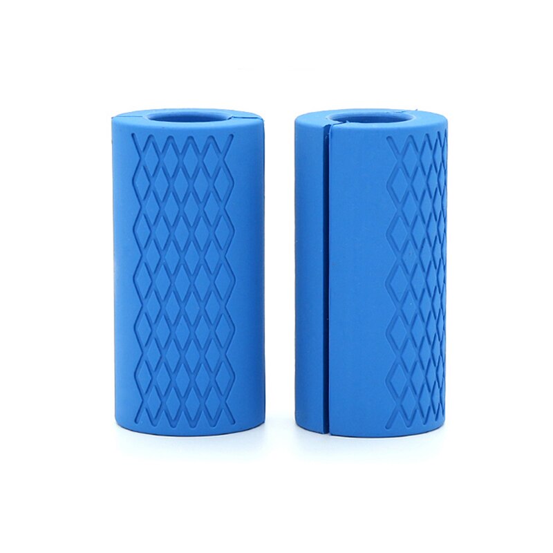 Mancuernas de silicona antideslizantes, 1 Uds., barra de agarre, protección, levantamiento de pesas, pesas, soporte gimnasio