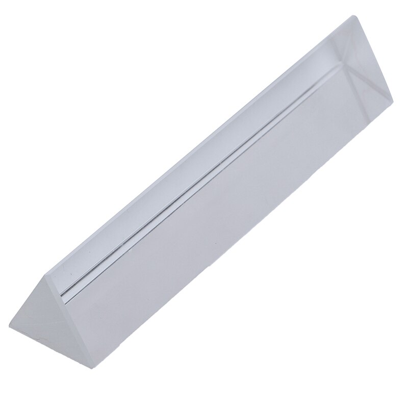 3*3*3*15cm triangular triangular prisma refrator mini prisma k9 cristal de vidro óptico física experimento ferramentas educacionais