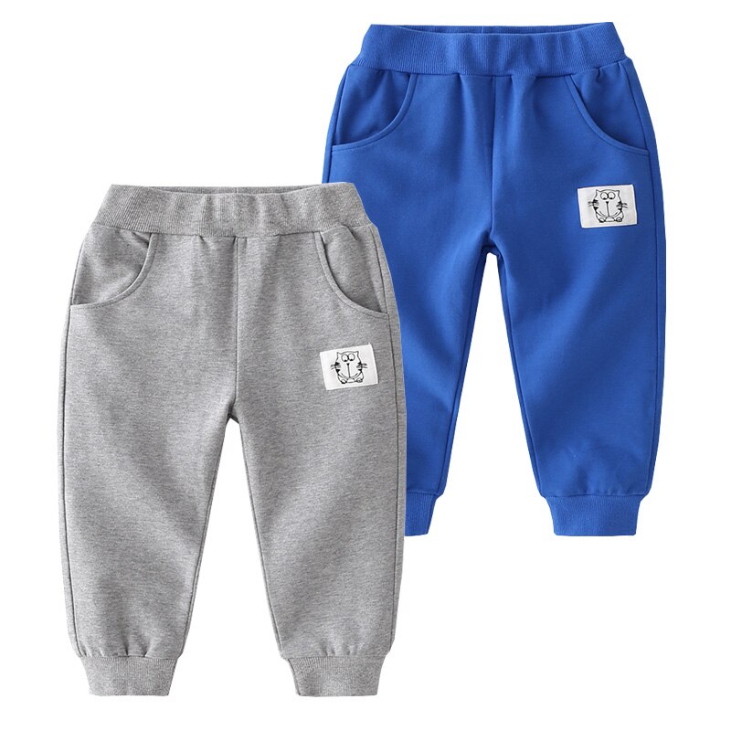 Simpatico cartone animato ragazzi pantaloni sudore cotone elastico in vita bambino autunno pantaloni abbigliamento per bambini abbigliamento per bambini