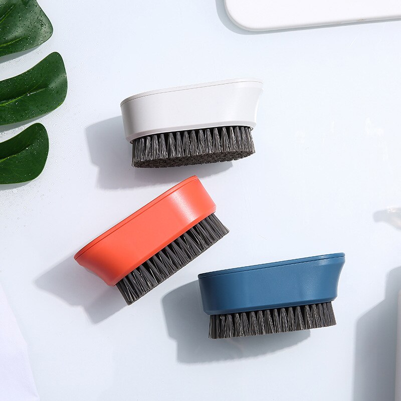 Plastik børste vasketøj børste skal tøj sko gulvskrubbe børste blødt hår rengøring børste badeværelse gadgets værktøj