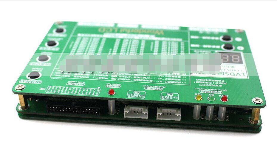 De 5e Generatie Laptop TV/LCD/LED Test Tool Lcd-scherm Tester Ondersteuning 7-55 "w/LVDS Interface Kabels & Inverter