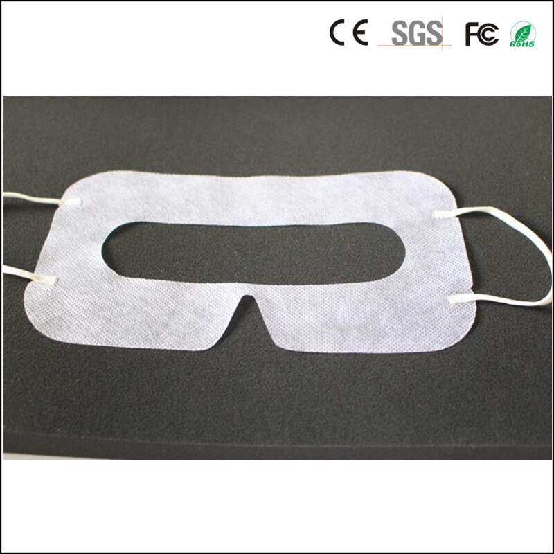 Linhuipad 100pcs VR Maschera Pad Bianco Sanitari Monouso Occhio cuscini per HTC Vive 3D Bicchieri di Realtà Virtuale