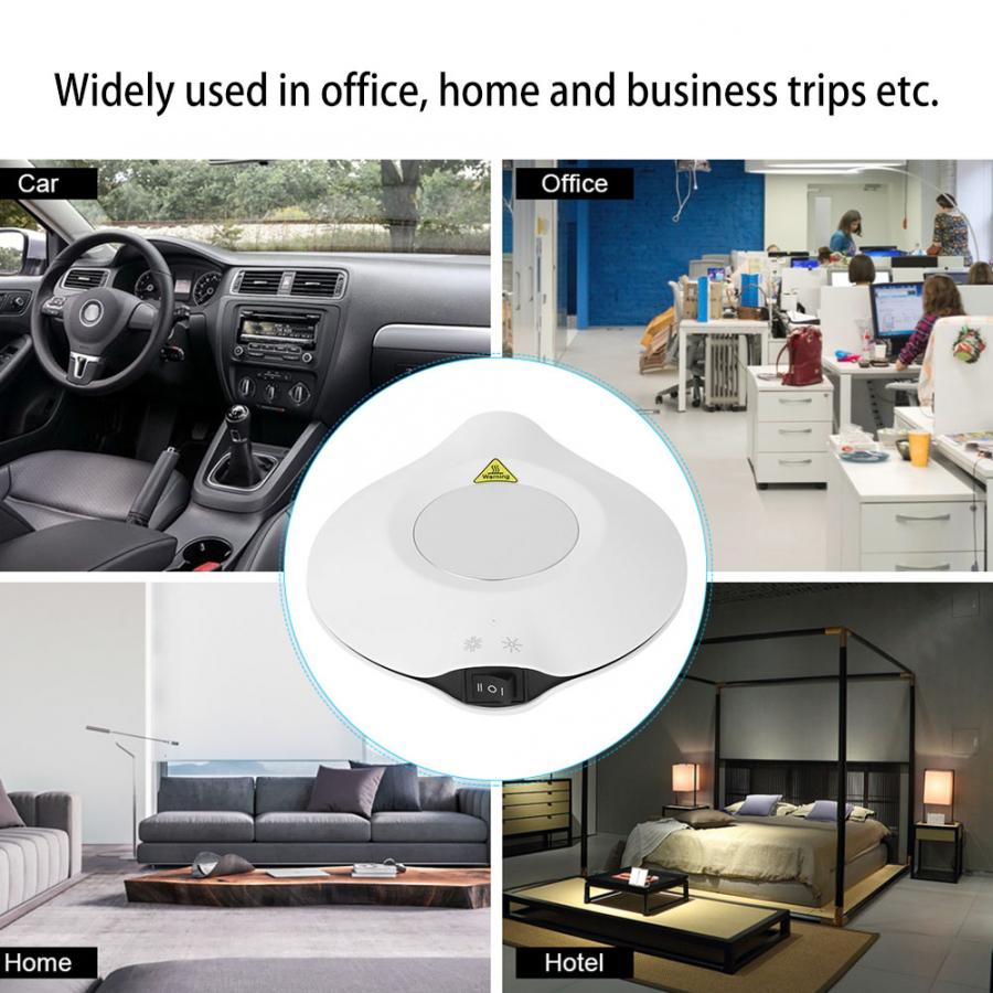 Mini 2 in 1 usb kop varmelegeme køleplade tekande bordskåner kontor skrivebord varme kølemåtte enhed til kaffe te