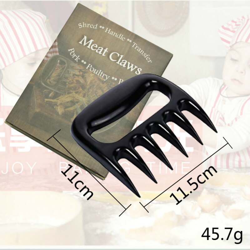 Bear Claw Meat Separator Paw Anti Scald Tearing Fork Multipurpose BBQ Kitchen Tools Steak Turkey Lifters Duad