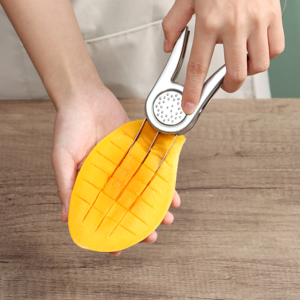 Edelstahl Spielereien Schäler Manuelle golden Mango Schneidemaschine Obst Peeling Werkzeuge Papaya Graben essen Schneiden Artefakt Messer Werkzeug