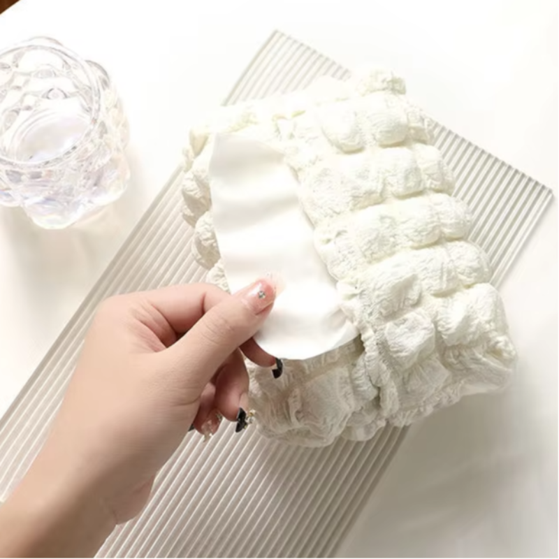 nordisch eins Sanft Puff Gewebe Kasten faltbare Servietten Halfter Rechteck kreative Heimat Sekretariat Serviette Kasten Taschentuch Taschen