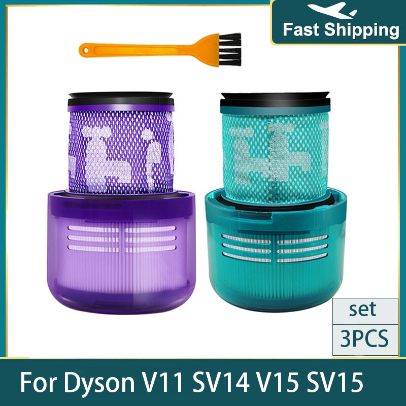 Dyson V11 SV14 V15 SV15 Onderdelen 970013-02 Hepa Filter Vervanging Cycloon Absolute Dier Snoerloze Stofzuiger Accessoires: Set 1