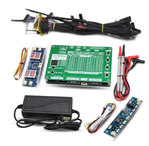 TKDMR Panel Test Tool LED LCD Screen Tester for TV/Computer/Laptop Repair Inverter Built-in 55 Kinds Program