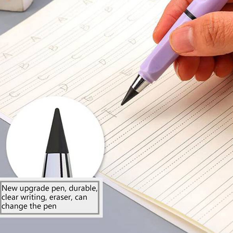 6Pcs Inkless Pencils,Eternal Pencil, No Ink Pen, Magic Pencils for Kids for Writing Art Sketch Painting Tool