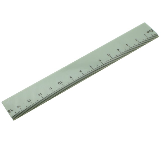15 CM Scale Solid Color Straight Ruler Plastic Scrapbooking DIY Drawing Tools School Office Supplies: Green