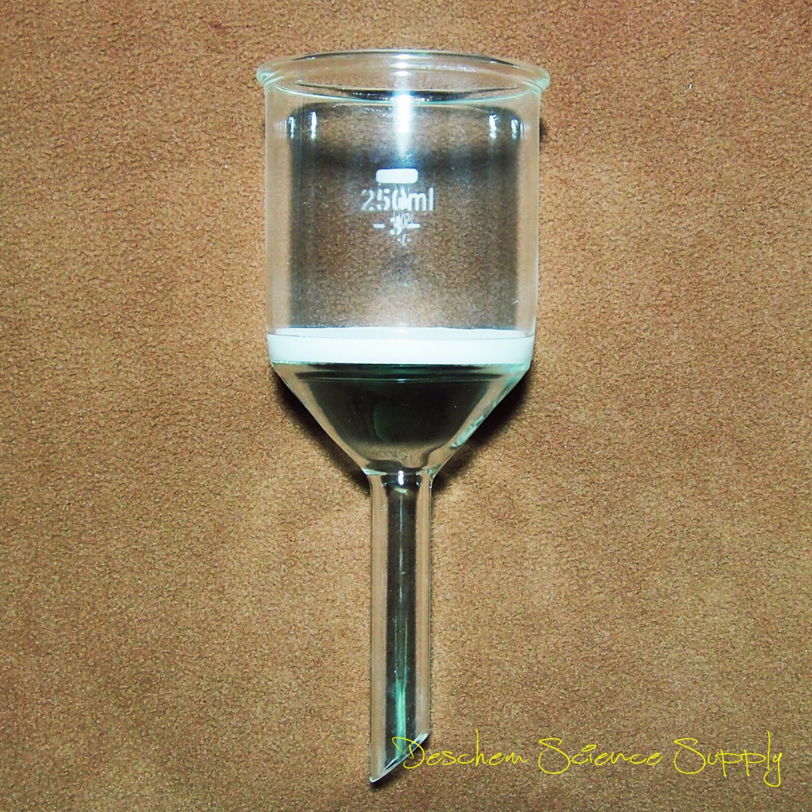 250ml,Glass Buchner Funnel,Lab Filter Funnels Chemistry Glassware