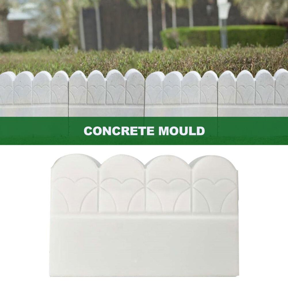 Fence Concrete Mold, Brick Cement Mould Garden Path Plastic DIY Tool Courtyard Garden Fence Mold Pavement Paving Moulds
