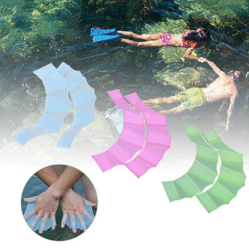 1 par groda silikon hand simfenor handbojor simfötter simma handflatan