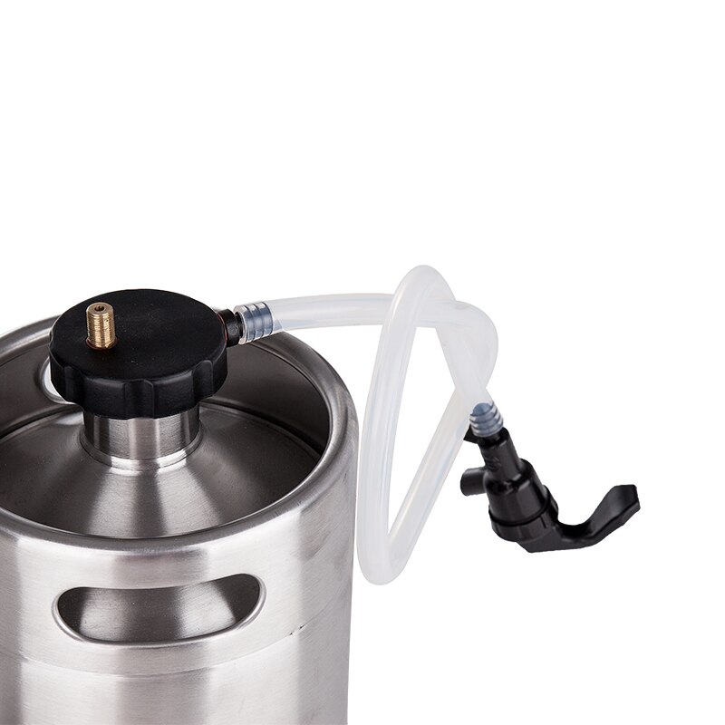 Mini Keg Dispenser System Tap for Craft Beer or Homebrew - for Mancan or Growler