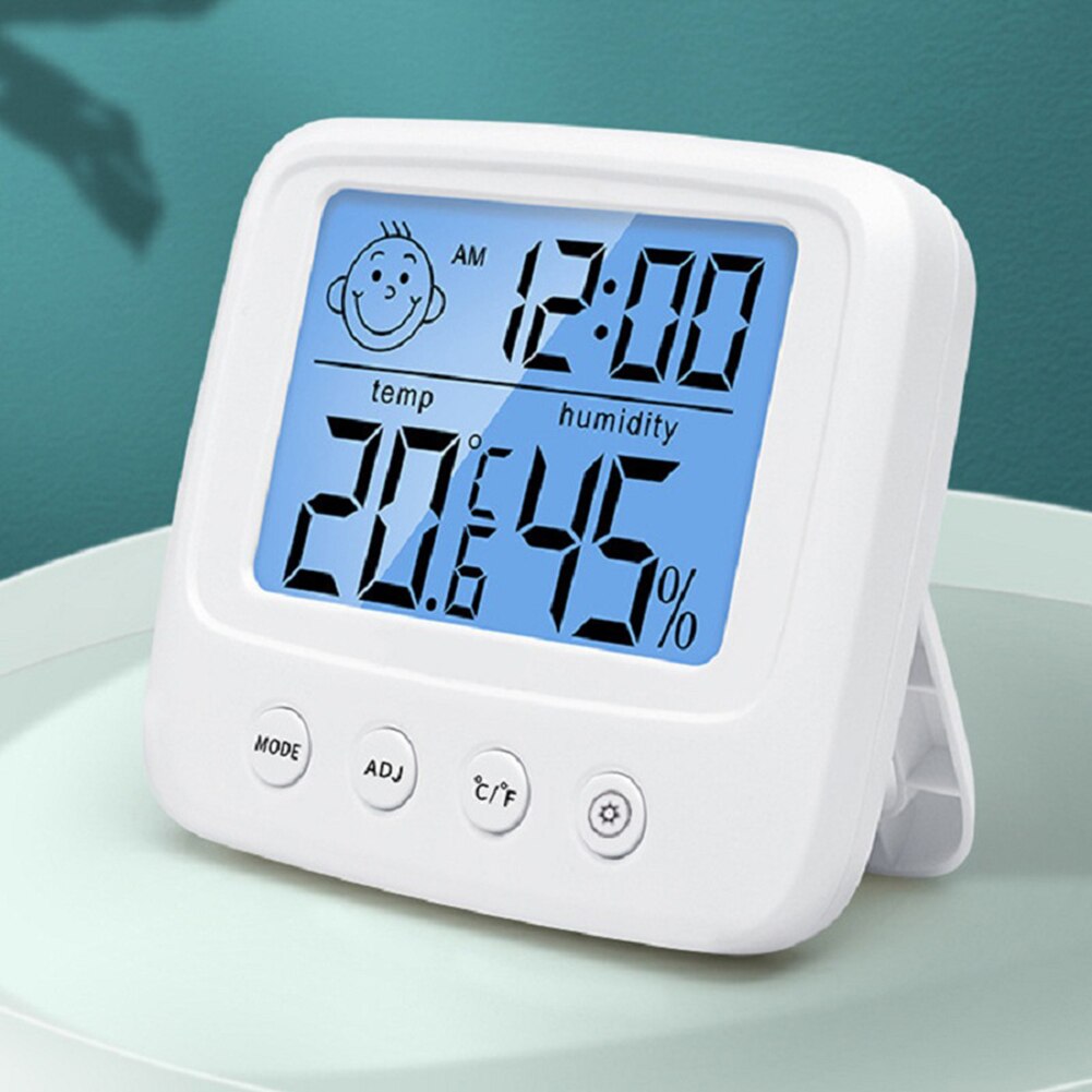 LCD Digital Temperature Humidity Meter Backlight Home Indoor Electronic Thermometer Hygrometer Gauge Weather Station Baby Room