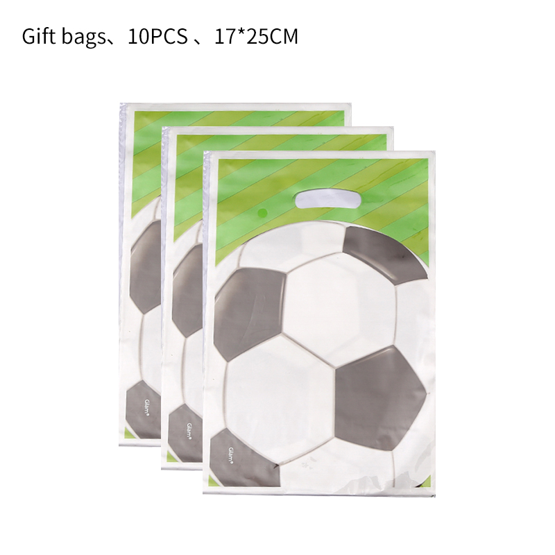 Football Birthday Decorations Children's Soccer Party Decor Supplies Tableware Plates Cups Balloon Tablecloth Backdrop Banner