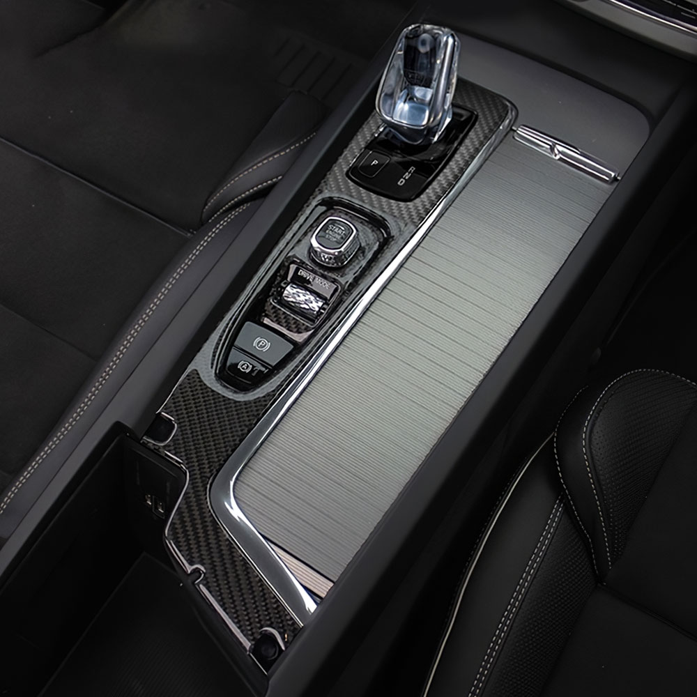 Voor Volvo V60 S60 XC60 Auto Interieur Center Console Beschermende Film Anti-Kras Reparatie Film Carbon Fiber Auto Accessoires refit