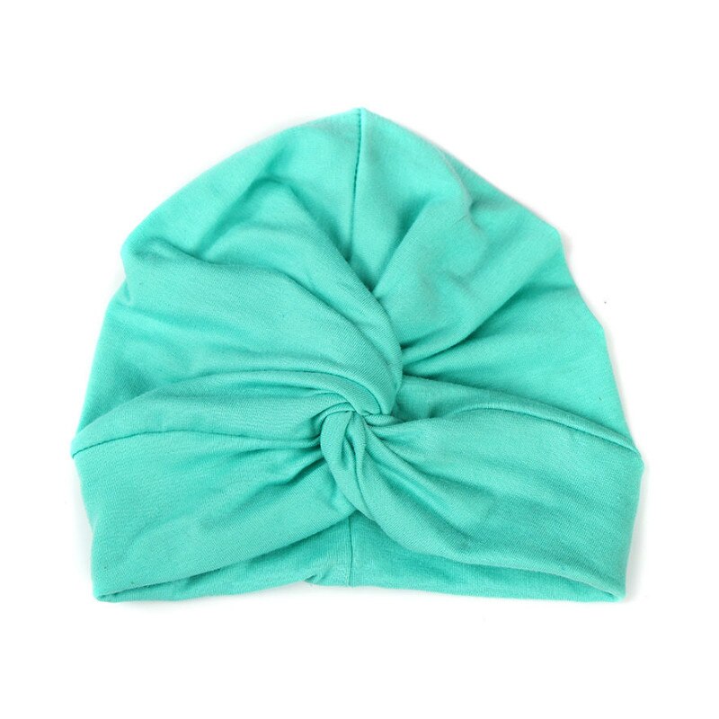 Cotton Baby Girls Hat Baby Beanies Knitted Winter Hats Childrens Cap Girls Baby Caps Children Skullies Beanies: Light Green