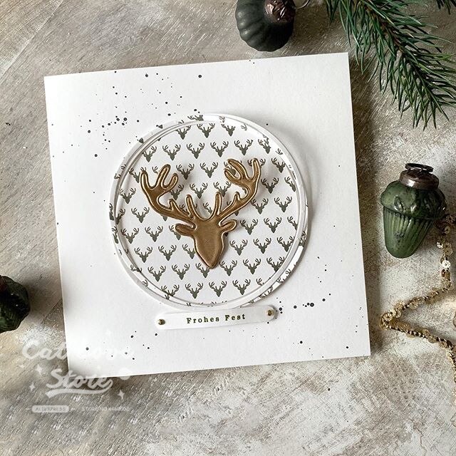 Tête de cerf matrice de découpe en métal | Animal, Scrapbooking, pochoir de découpe, carte fabrication de bricolage, artisanat décoratif, gaufrage de nouvelles matrices pour