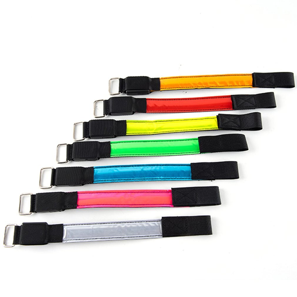 LED Arm Bands Lighting Bike LED Luminous Armband Safety Rechargeable Portable Sports Skating Party Armband Lamp Arm Belt