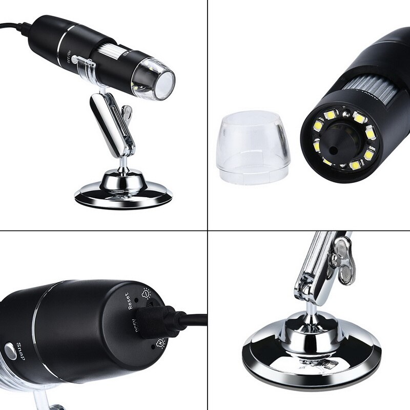 1000x draadloze usb digitale microscoop wifi microscoop vergrootglas camera 720p standaard voor android ios voor ipad digitale microscoop