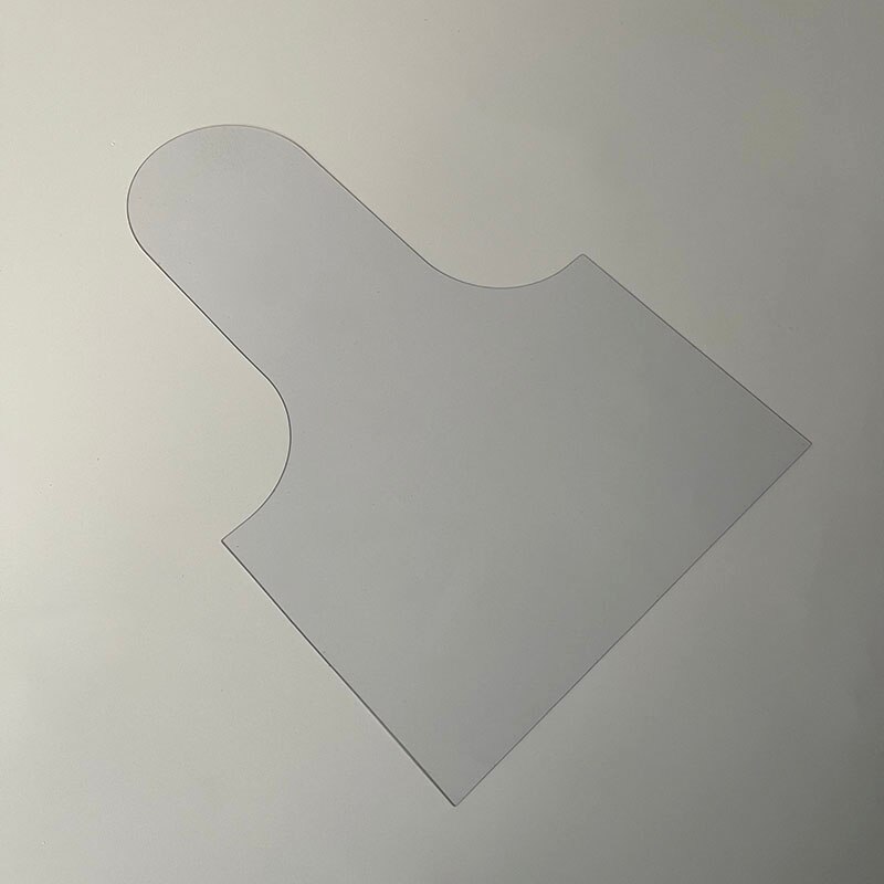 Stencil per asciugamani appesi asciugamano fai-da-te trasparente righello per cucire cucito multiuso appeso asciugamano a mano stencil strumenti modello