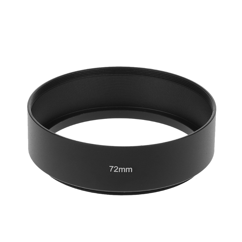 49MM/52MM/55MM/58MM/62MM/67MM/72MM/77MM Metal Universal Long Focus Lens Hood Screw-In Mount For Canon DSLR SLR Camera