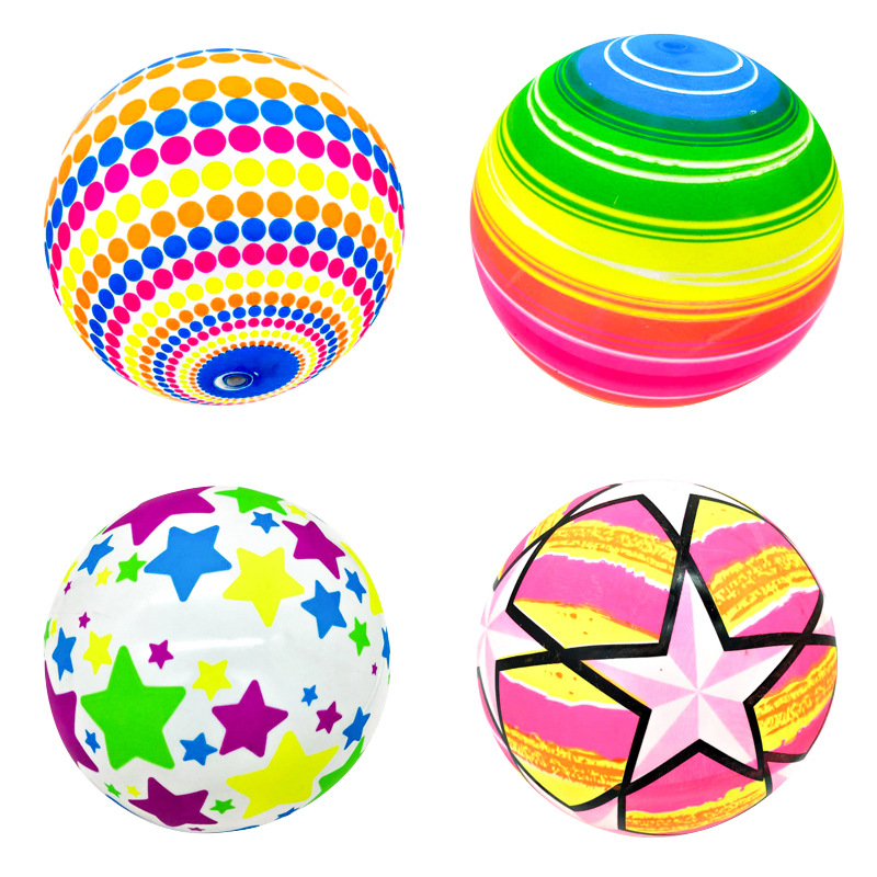 3 Stück umweltfreundliche Regenbogenball-Spielzeuge für Kinder, Indoor- und Outdoor-Spiel, weiche und elastische Lederball-Partygeschenke
