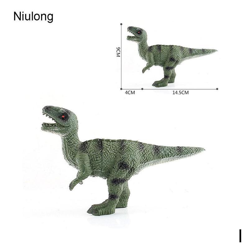 Simulation Little Dinosaur Model Toy Yrannosaurus Rex Wyvern Velociraptor Stegosaurus For Children Kids Birthday: I