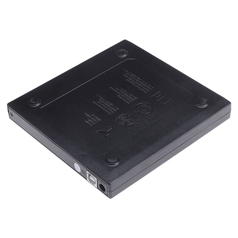 Unidad óptica de DVD externa USB 2,0, reproductor de CD/DVD-ROM, quemador de CD portátil Delgado, lector de grabadora portátil para iMac y portátil