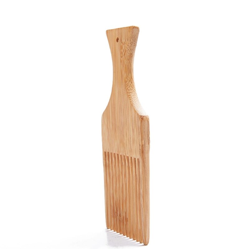 Houten Baard Kam Hout Olie Haar Pick Kam Baard Pick Kam Houten Haar Picks Niet-Statische Lange Tand Detangling kam Voor Vrouwen Mannen