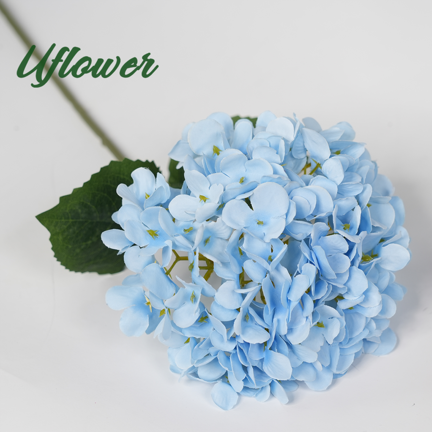 Bouquet d'hortensia en soie de fleurs artificielles de 58cm, pour mariage, fête à domicile, accessoires de décoration de Table de salon: Rouge