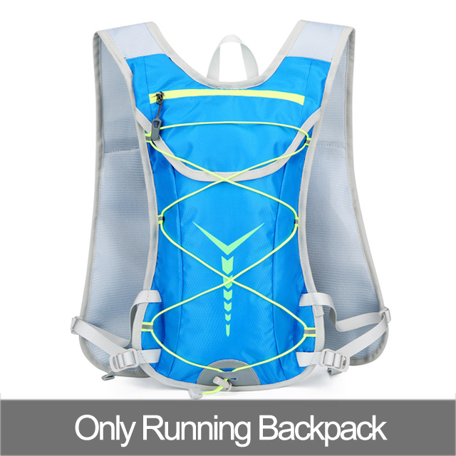 5L Trail running-ultra-light Backpack, Running Hydration Vest, Marathon, Hydration Backpack,Bicycle 2L Water Bag: Blue