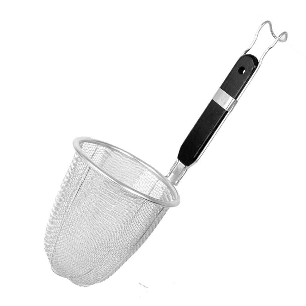 Vergiet Pollepel Pasta Soep Pot Roestvrij Staal Bbq Grill Koken Tool Voor Frituren, Spaghetti, noodle Vet Olie Vet