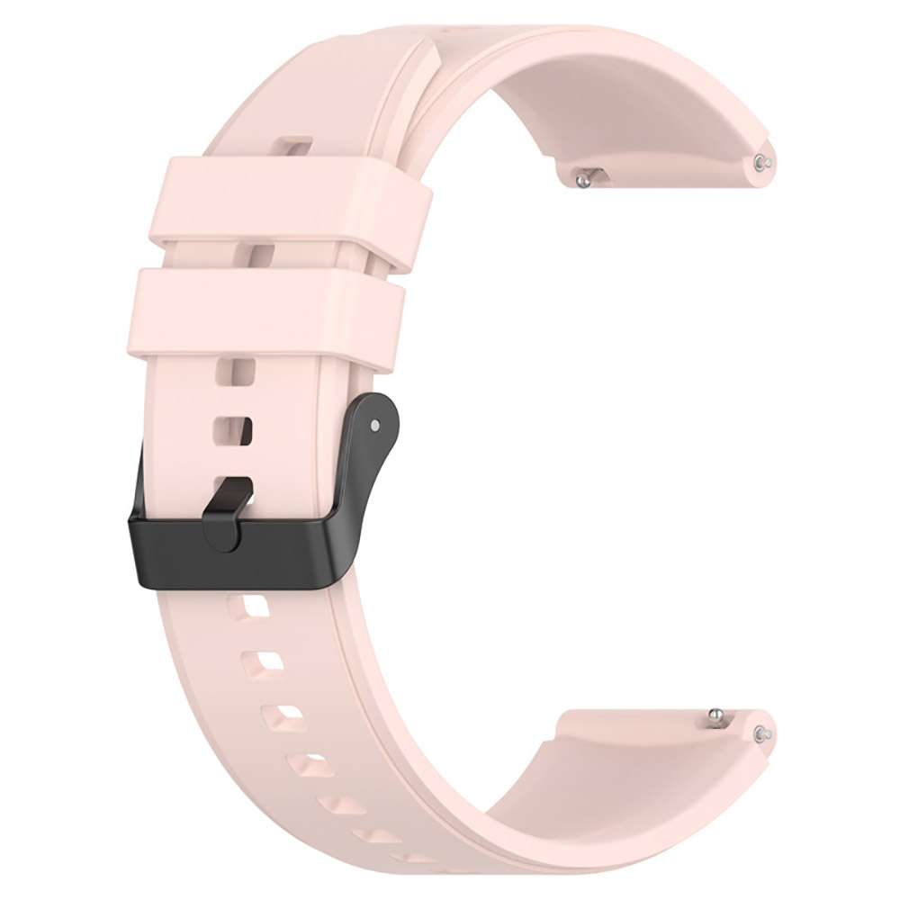 Silikonereim til Amazfit GTR 42mm - Erstatningsarmbånd 20mm: Svart gul / 20mm