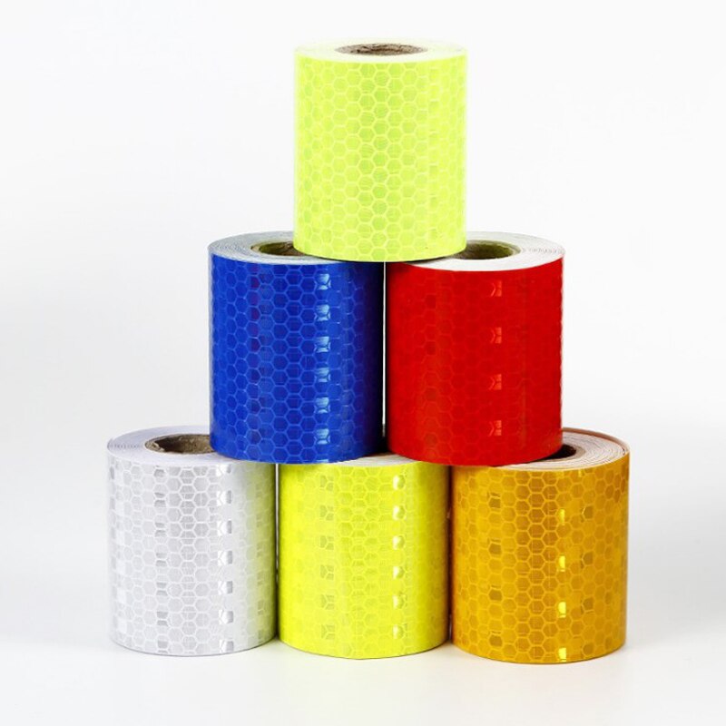 3M Reflective Tape For Bike Safety White Red Yellow Blue Stickers Bicycle Accessories