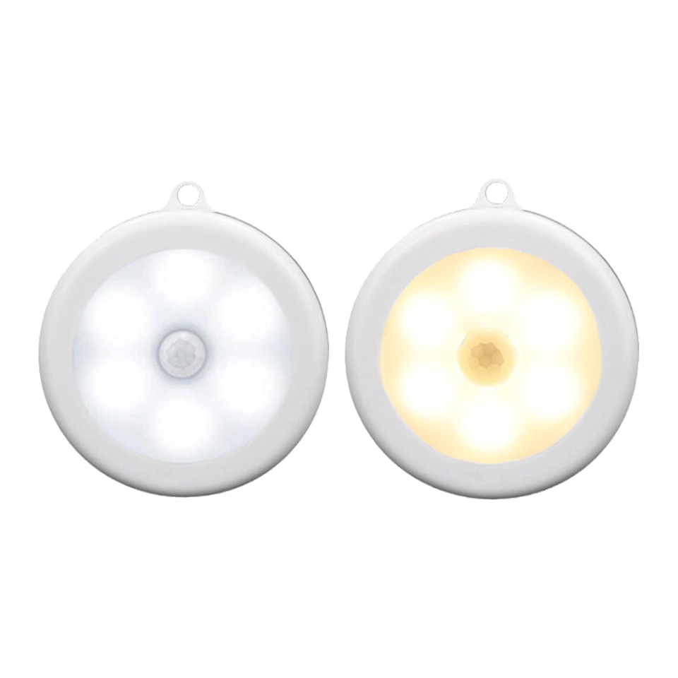 Xsky Motion Sensor LED Night Light 6 LEDs Diode Nachtlampje Draadloze PIR Lamp Onder Kast Verlichting Voor Keuken Kast Wc licht