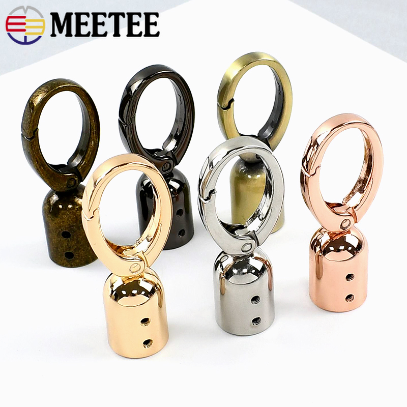 2/4/10 Stuks Metalen Clip Stopper Gesp Tas Riem Connector Decor Haak Handtas Keten Koord Hanger Lock sluiting DIY Hardware Accessoires