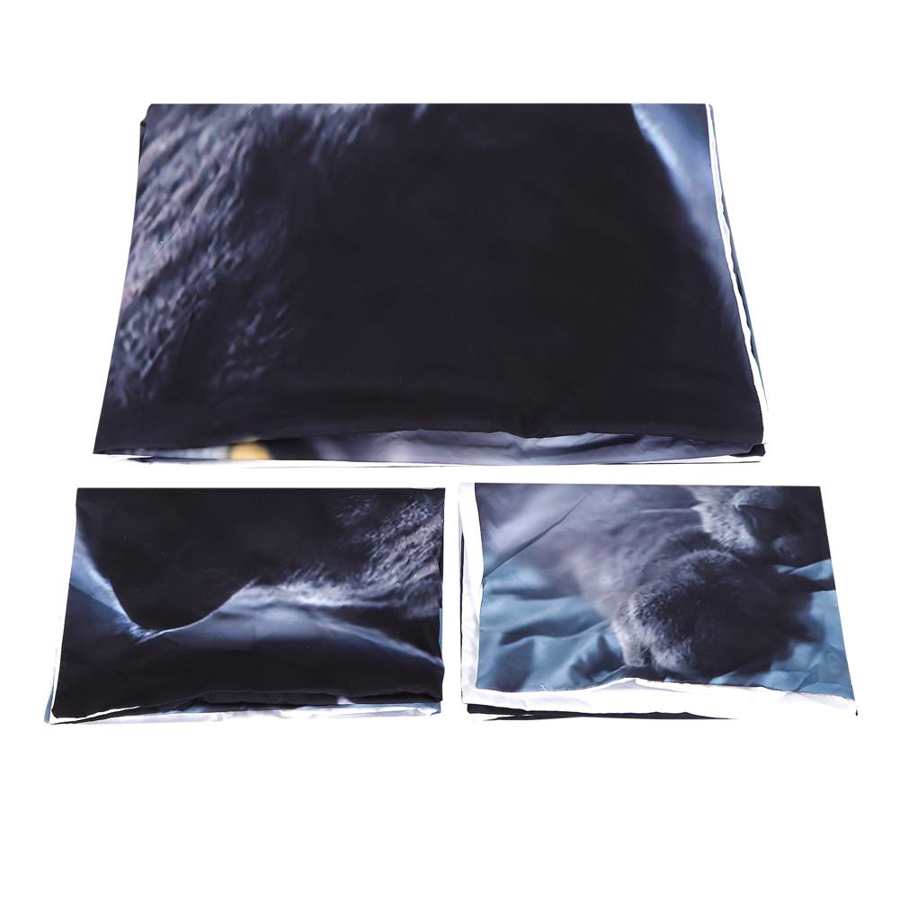 3D Cute Cartoon Animals Pattern Bedding Set Pillowcase Quilt Cover Set for Bedroom Decor: 1200x230